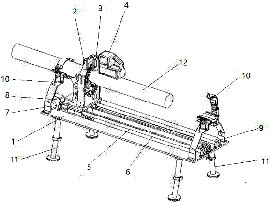 Automatic pretreatment device of three-core cross-linked cable connector