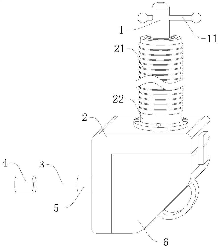 Tool for disassembling and assembling bolt for fixing mutual inductor in transformer substation