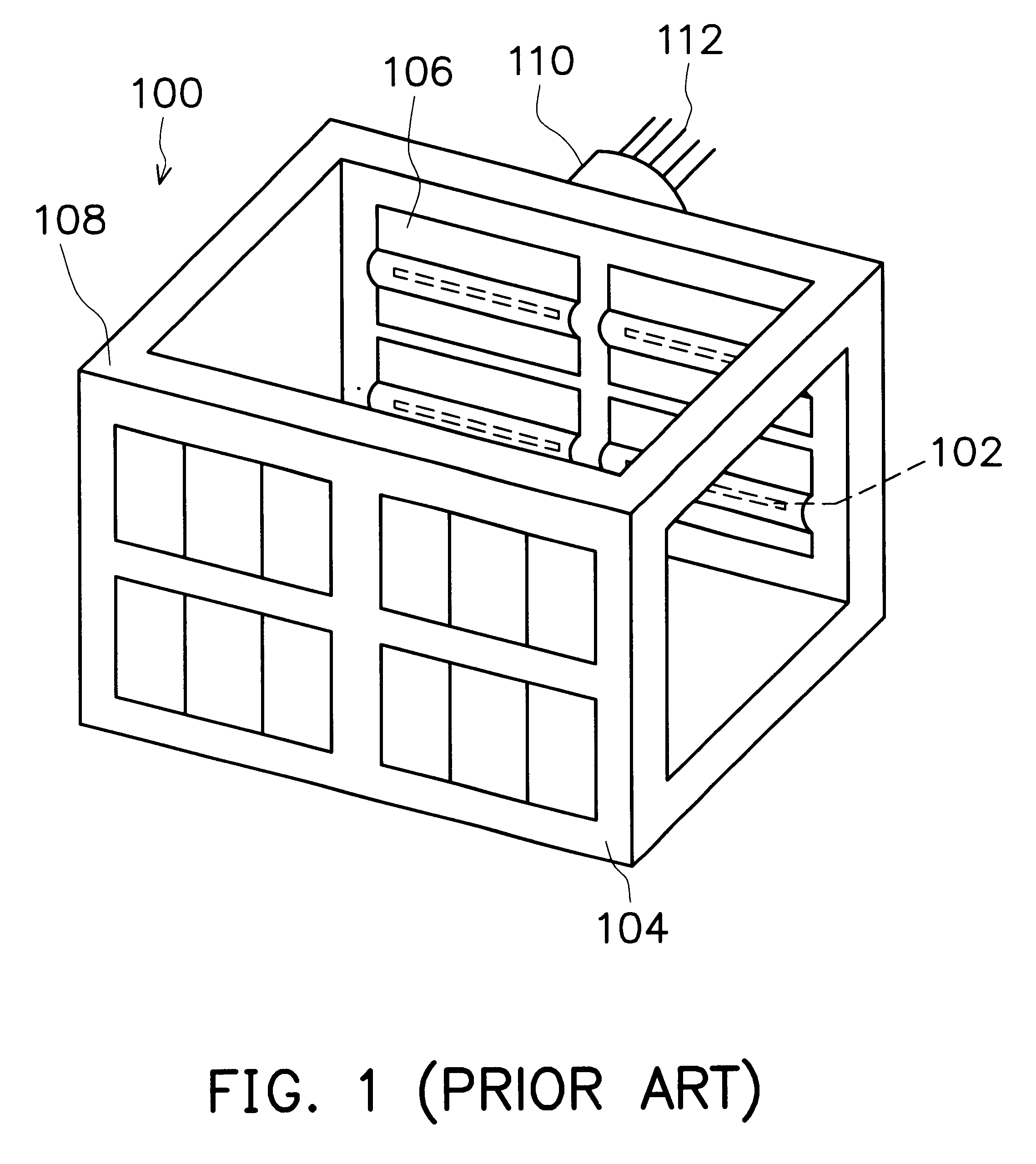 Structure of a vacuum display device