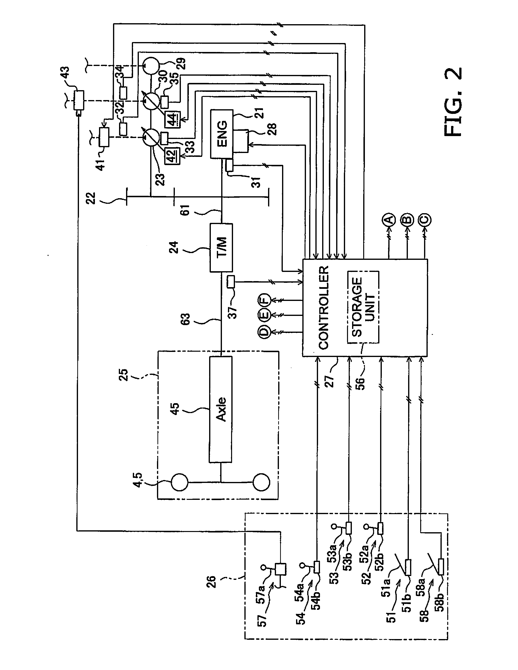 Working vehicle and control method therefor