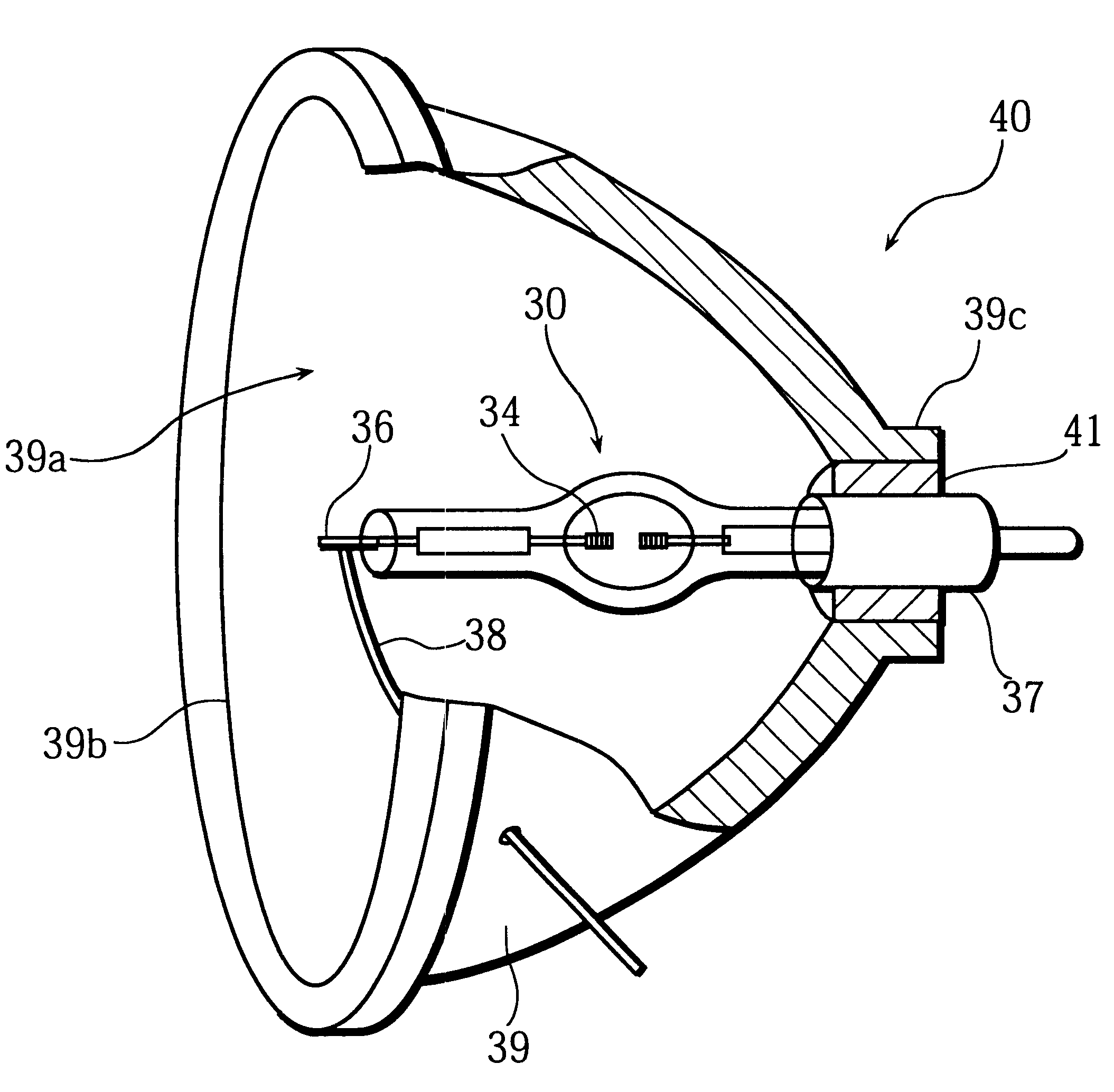 High pressure discharge lamp, high pressure discharge lamp electrode, method of producing the high pressure discharge lamp electrode, and illumination device and image display apparatus respectively using the high pressure discharge lamps