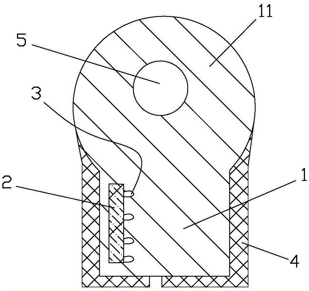 Lamp band emitting soft light