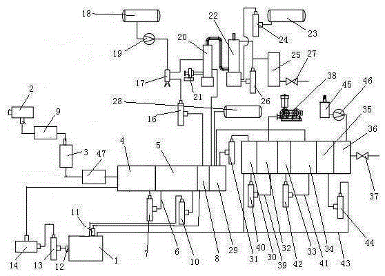 Electroplating wastewater treatment system