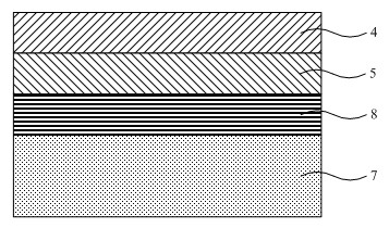 Blue-stretch variable-bandgap AlGaAs/GaAs photocathode and manufacturing method thereof