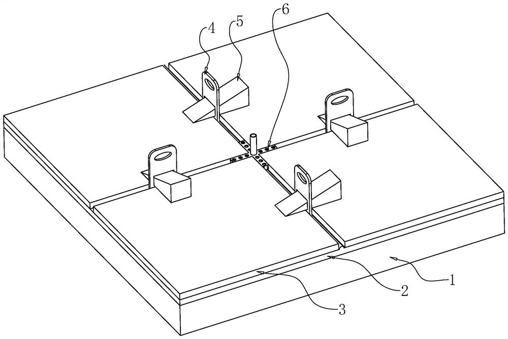 Ceramic tile thin pasting method layer structure and construction process thereof