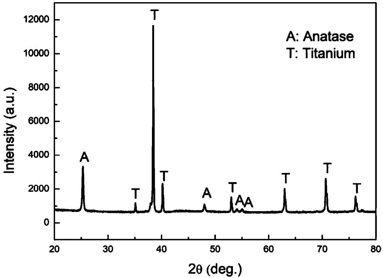 Preparation method of Zn-N compound doped titanium dioxide nanotube array membrane with visible light activity