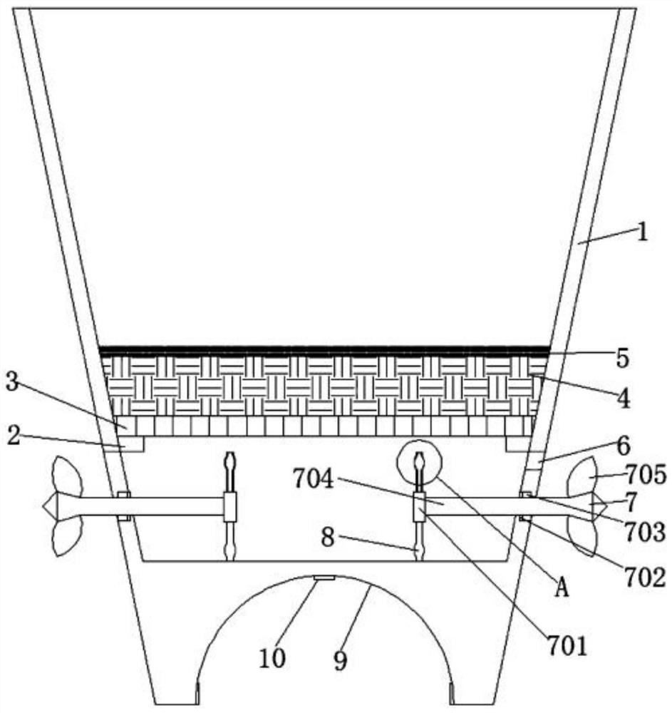 Watering-free flowerpot for urban road guardrail and using method