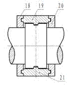 Circle shearing machine capable of determining width and smashing edges of lead belt for storage battery