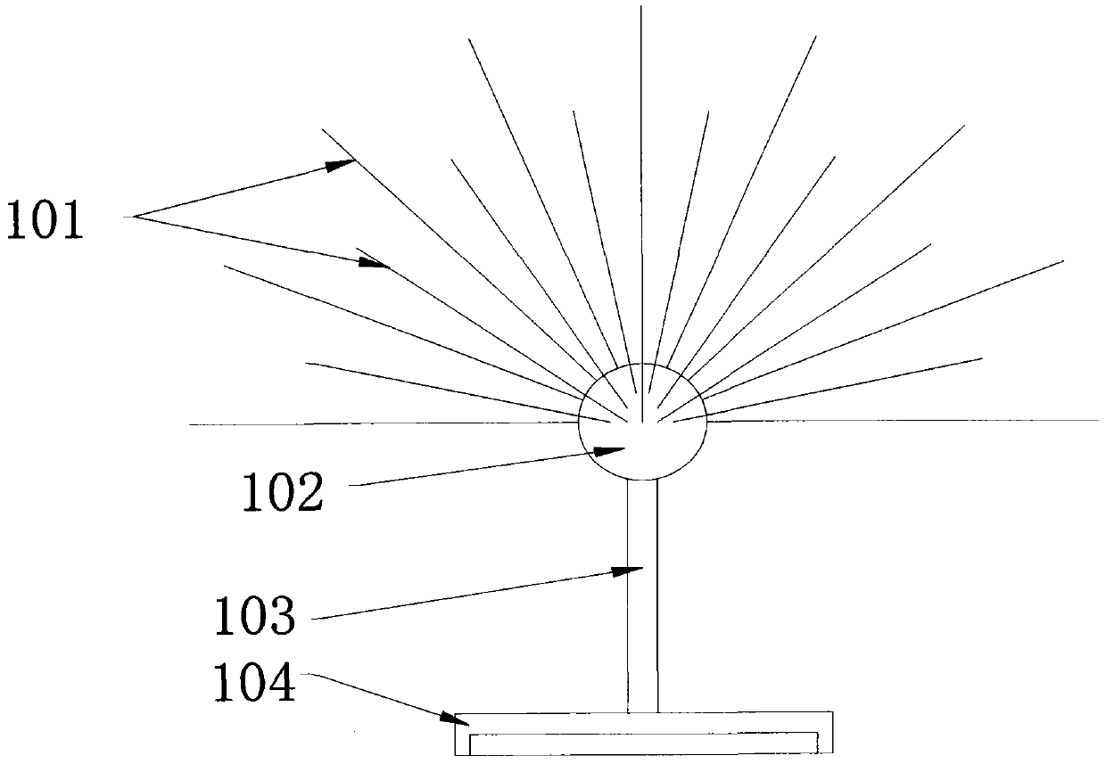 Magnetic type insulation bird driving prick