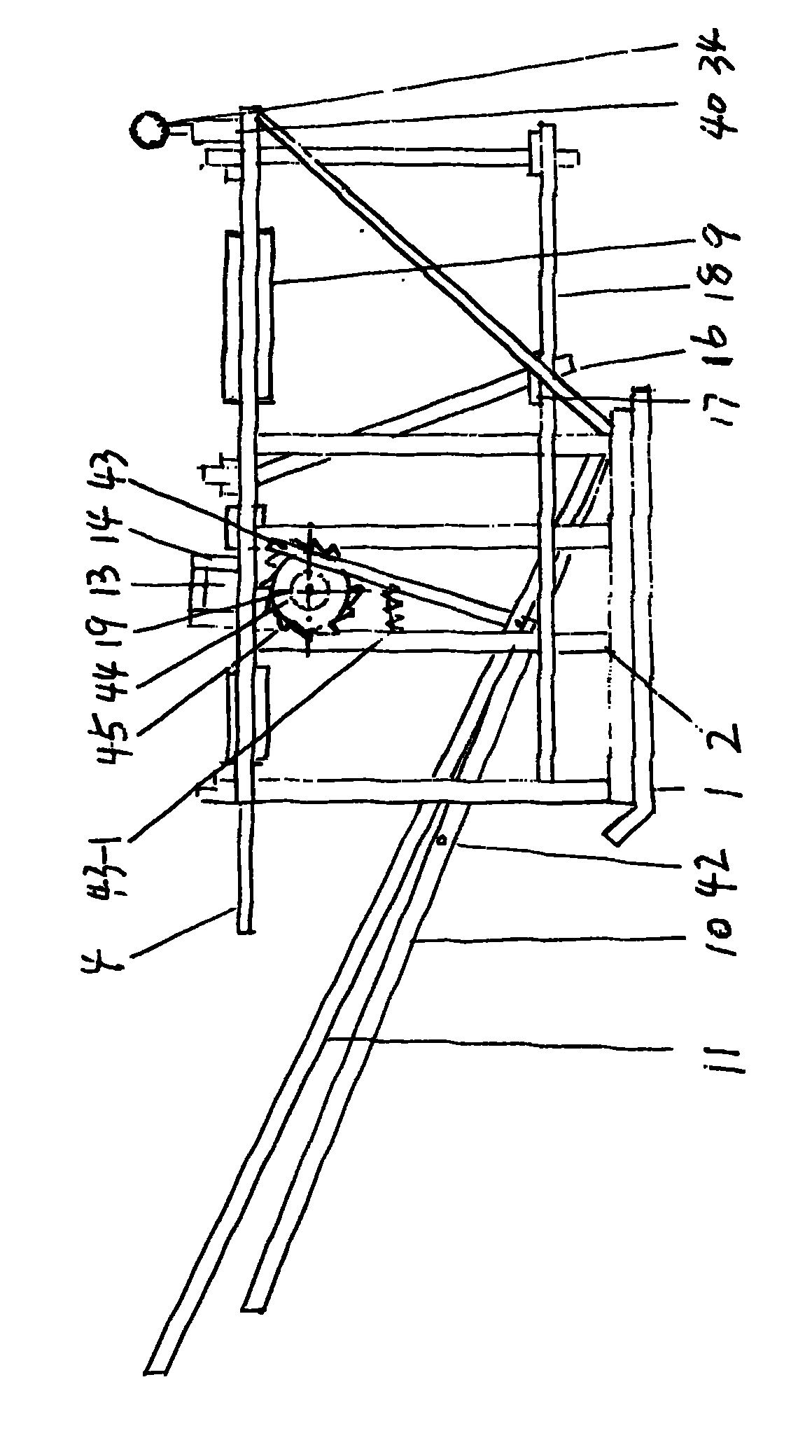 Novel rice pot seedling transplanter and seedling raising plate, seeder, seeding pulling frame and clamp matched with transplanter