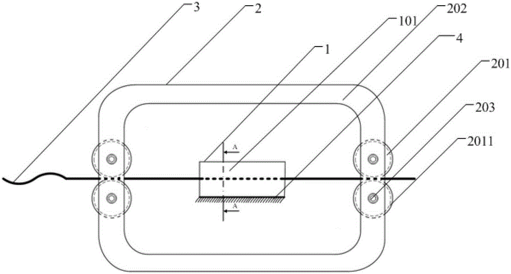 Space Tether System Wedge Braking Mechanism