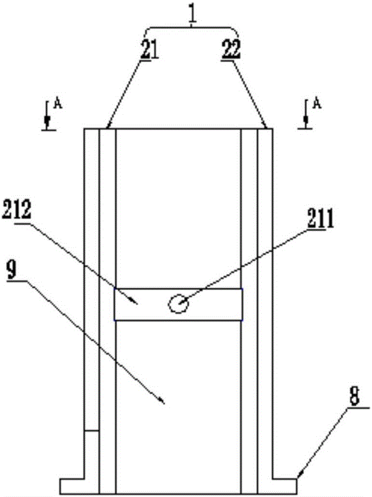 Non-cohesive soil sample filling mold of geotechnical triaxial test