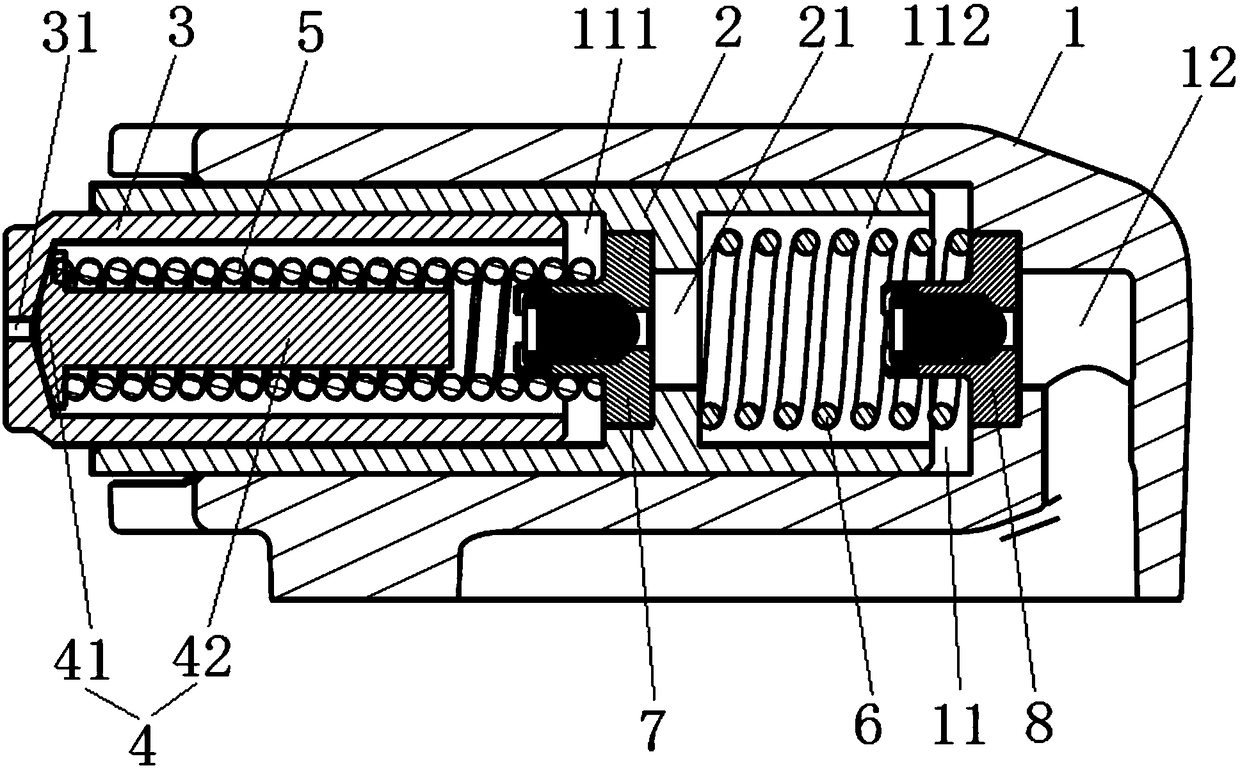 A self-adjusting tensioner