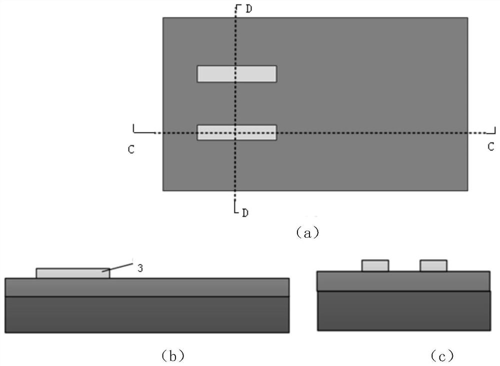 Quasi-vertical Schottky diode with air bridge interconnected with strip-shaped anode