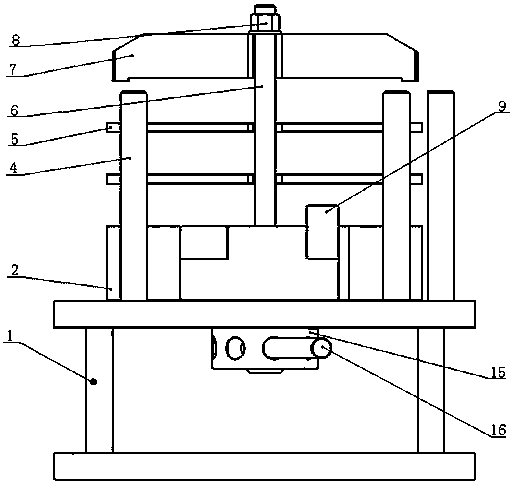 A special tool for processing the end face of the support cover