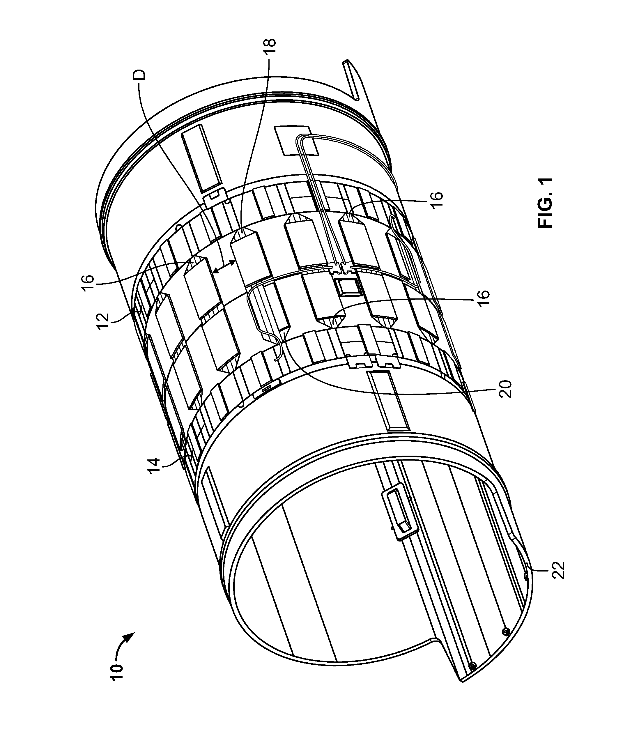 Distributed capacitance radio frequncy (RF) coil and magnetic resonance imaging system including the same