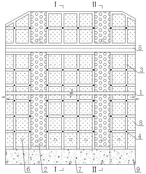 Swell-shrink characteristic rock-soil cut slope protection method and structure