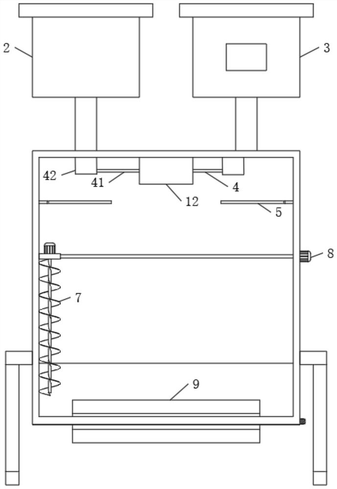 Automatic batching device for cement production