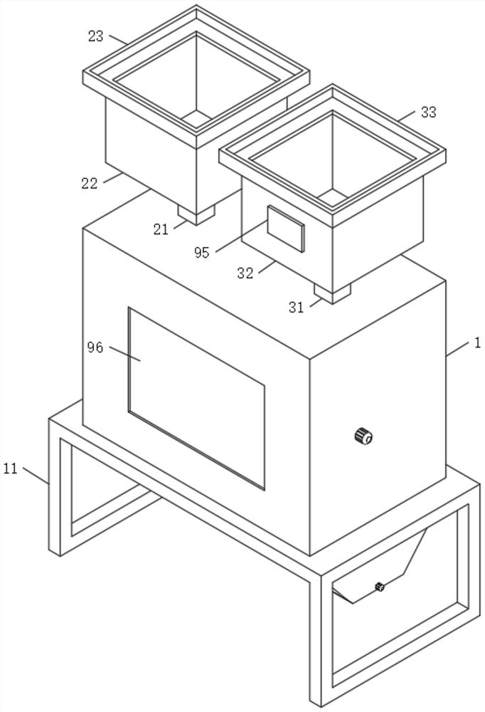 Automatic batching device for cement production