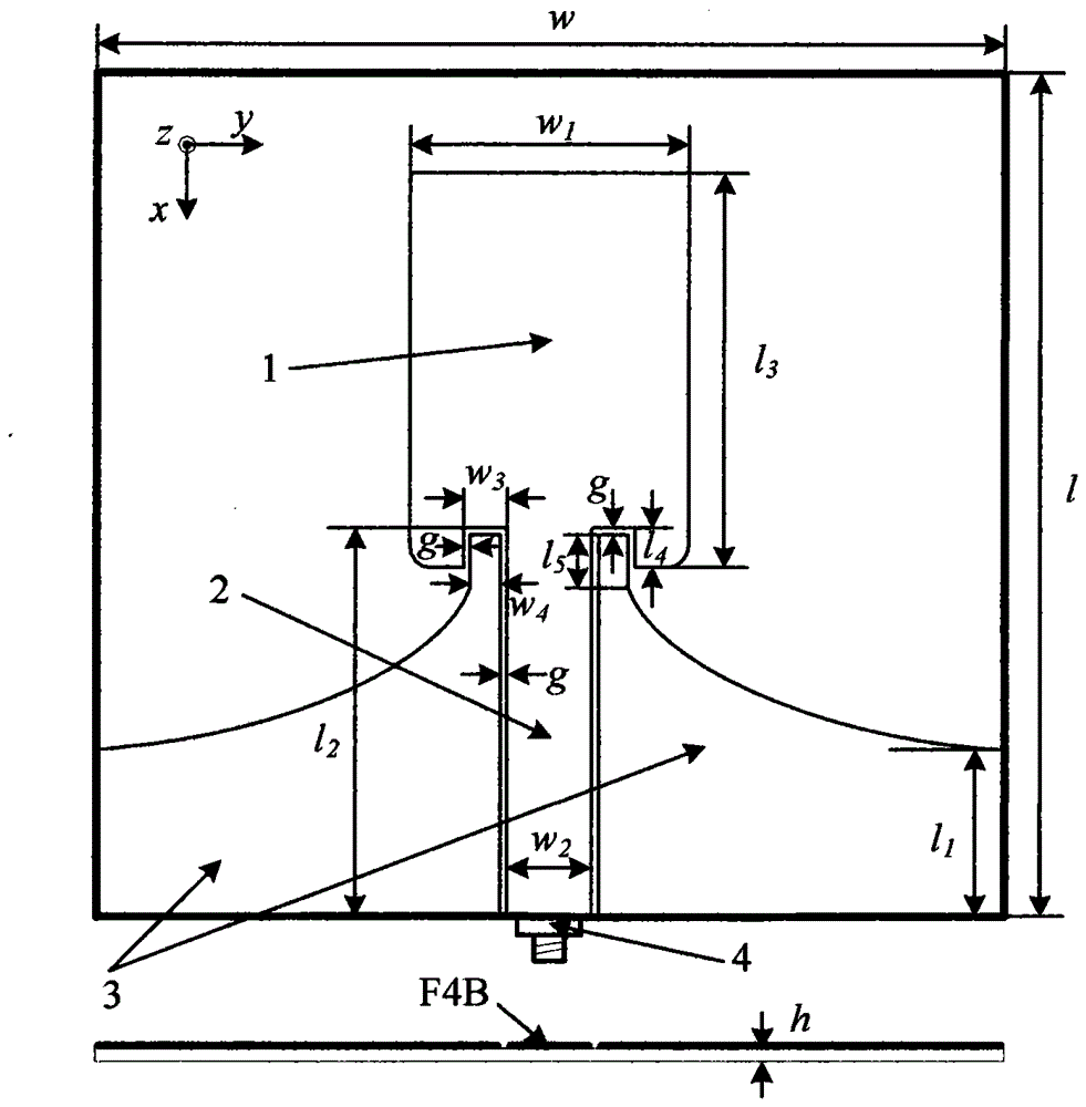 Wide Bandwidth Beam Rectangular Monopole Antenna