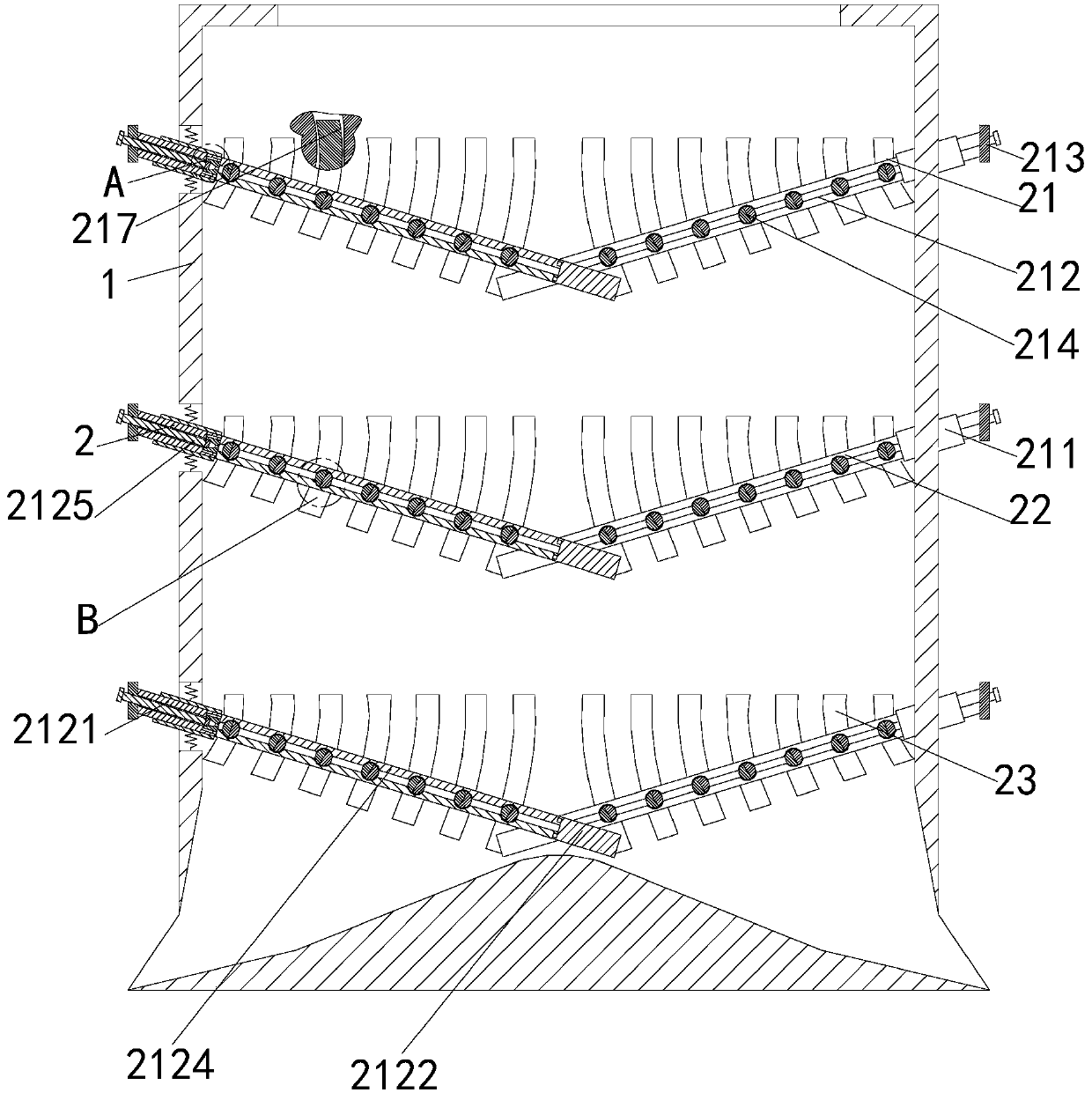 Tea seed continuous cycle cleaning technology for tea oil production and processing