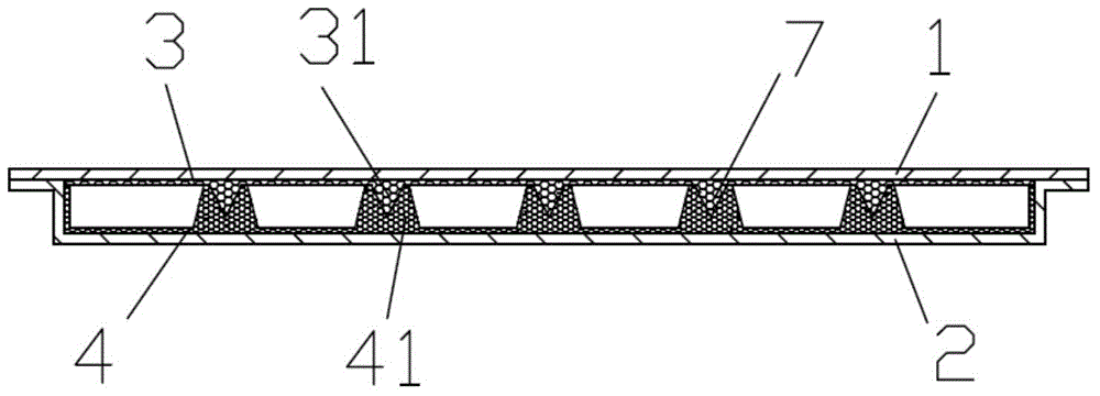 Panel heat pipe with embedded porous wick and manufacturing method thereof