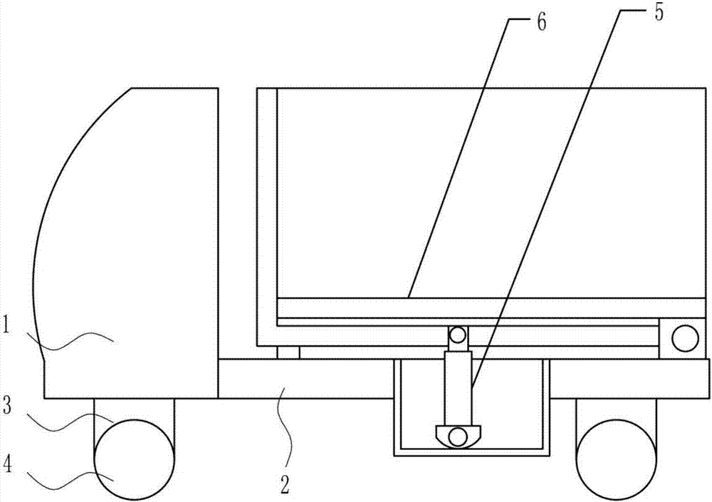 Unloading assistance device for dumper