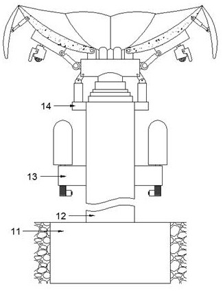 Solar curved surface heat collection generator capable of preventing animal damages in forests