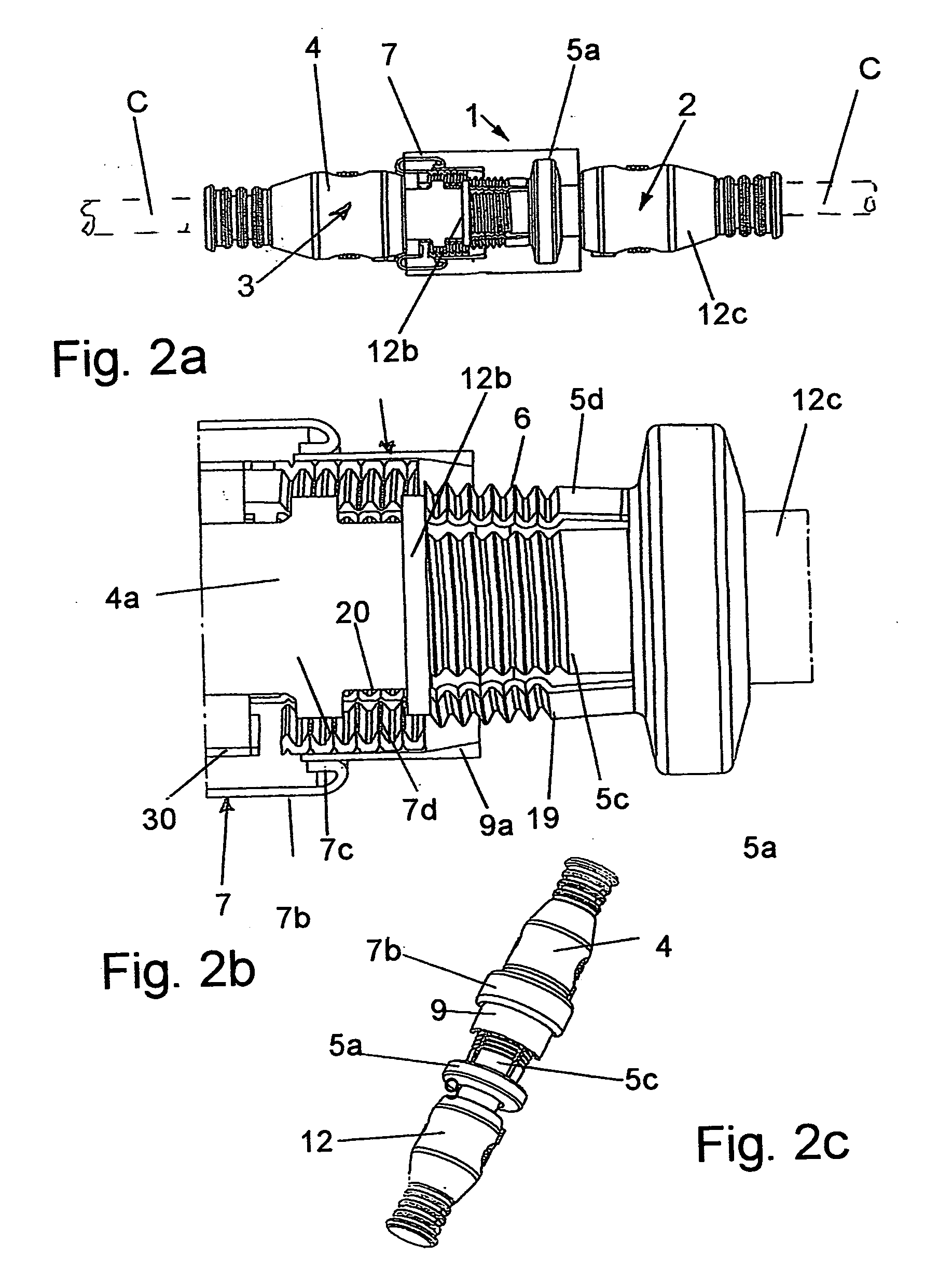 Connector for electrical and optical cables