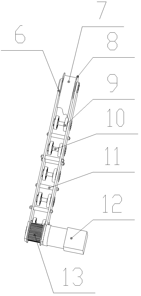 Electrified detection robot for horizontal insulator string