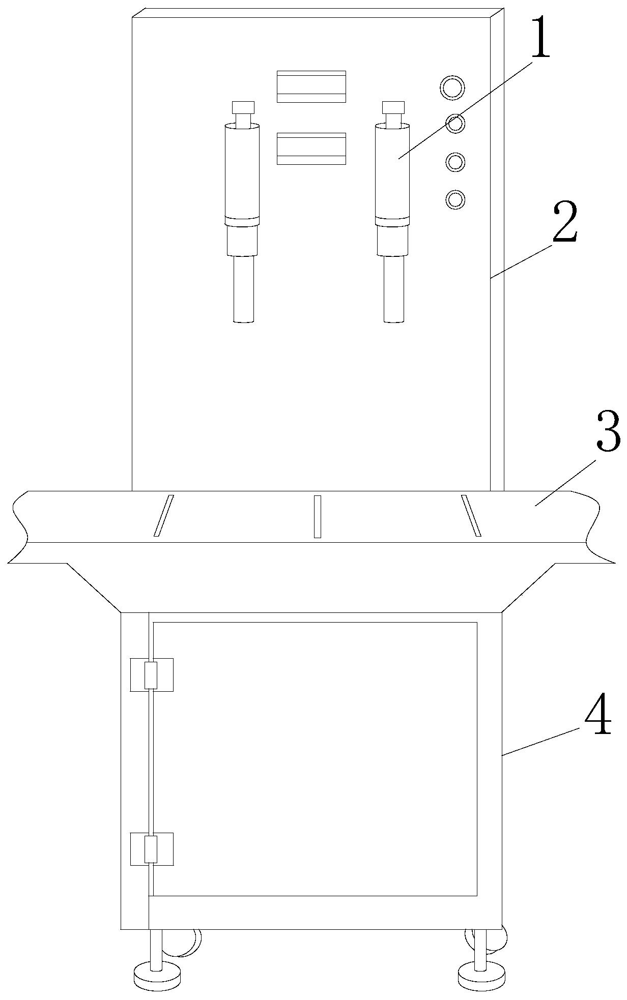 Normal-pressure filling equipment used for uniform medicine filling