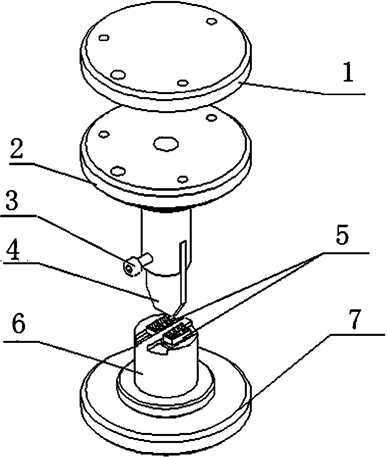 Electric appliance reed elasticity value measuring device and electric appliance reed elasticity value measuring method