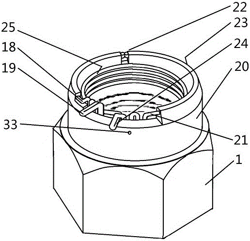 Active torque anti-loose nut