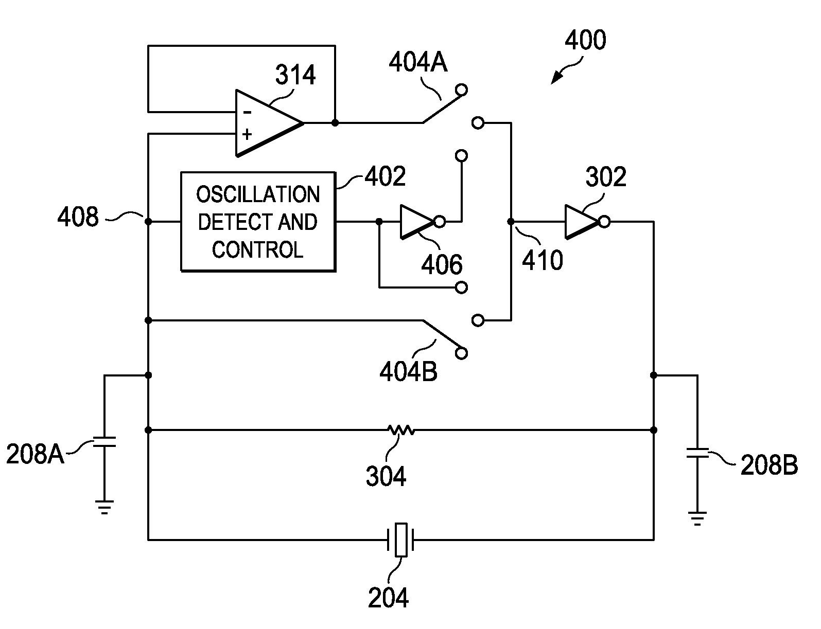 Fast start-up crystal oscillator