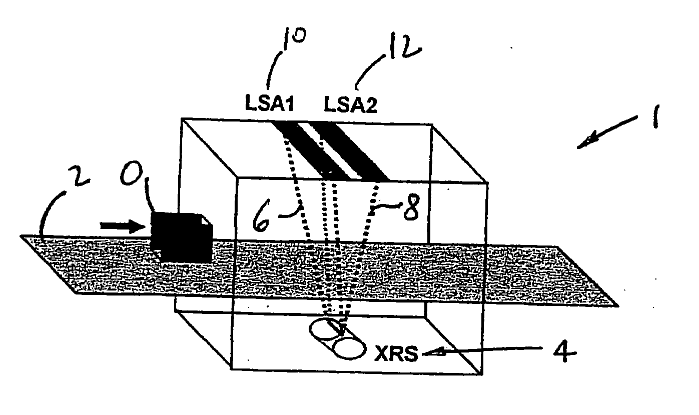 Stereoscopic x-ray imaging apparatus for obtaining three dimensional coordinates