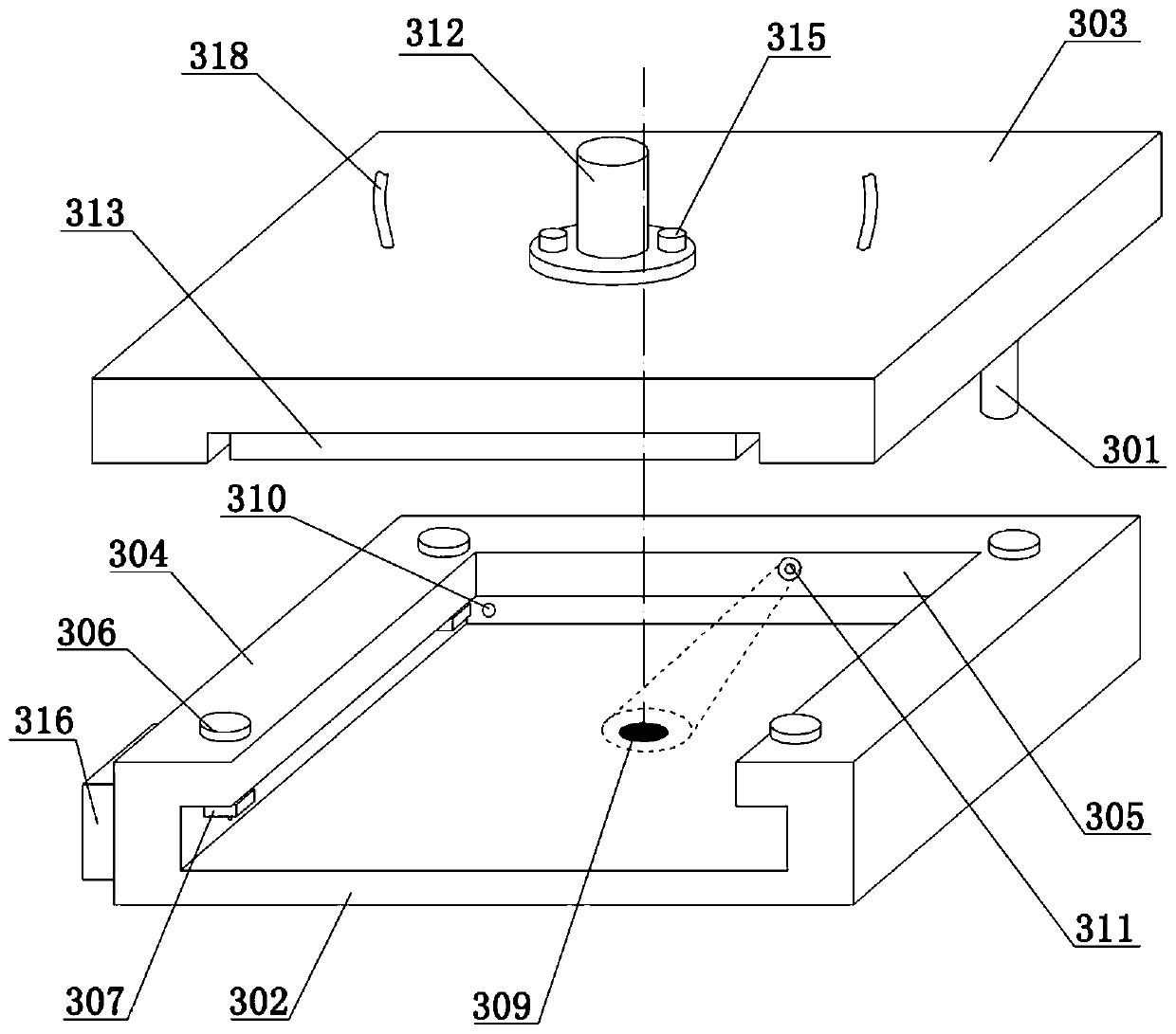 Green printing system and green printing method based on dual induction