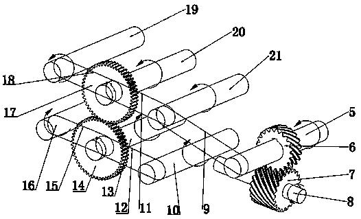 A mobile branch breaking device