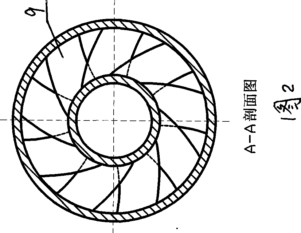 Desulfurized dust collector with multiple water films