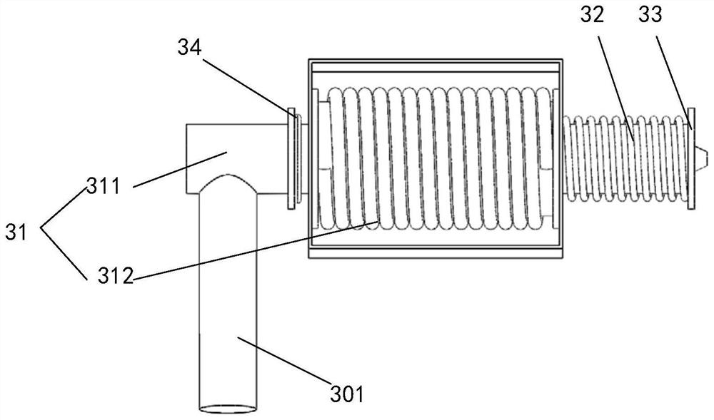 Implantable concrete member damage monitoring device and method based on directional knocking