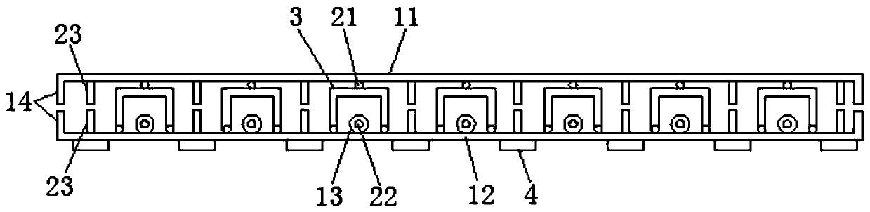 Semi-formed reinforcement cage overall die inlet structure