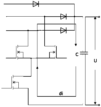 An anti-electromagnetic interference power regulation circuit integrated module and its assembly method