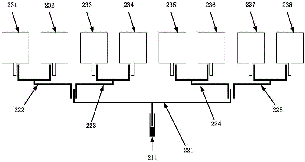 Low sidelobe microstrip array antenna with filtering characteristics