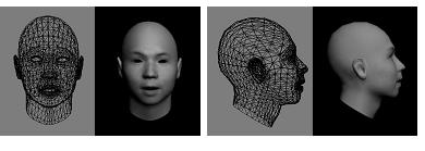 Method for realizing three-dimensional facial animation based on layered modeling and multi-body driving