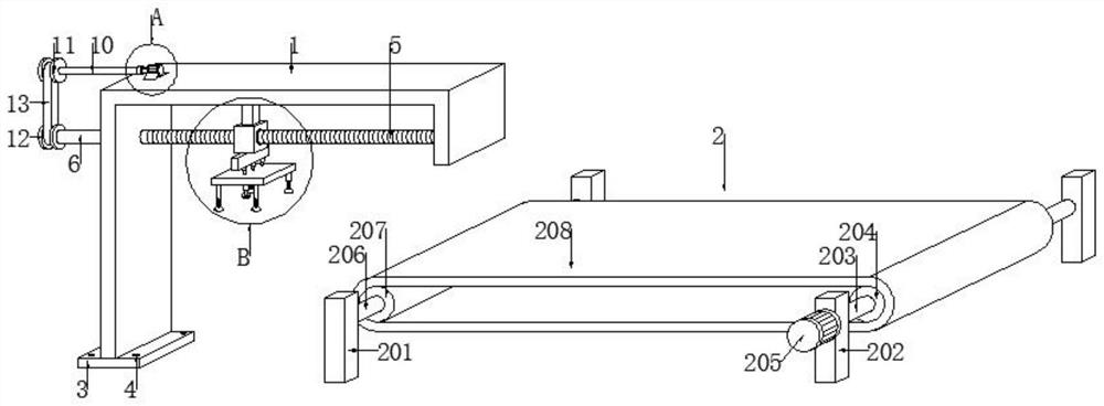 Automatic feeding type sheet metal machining equipment