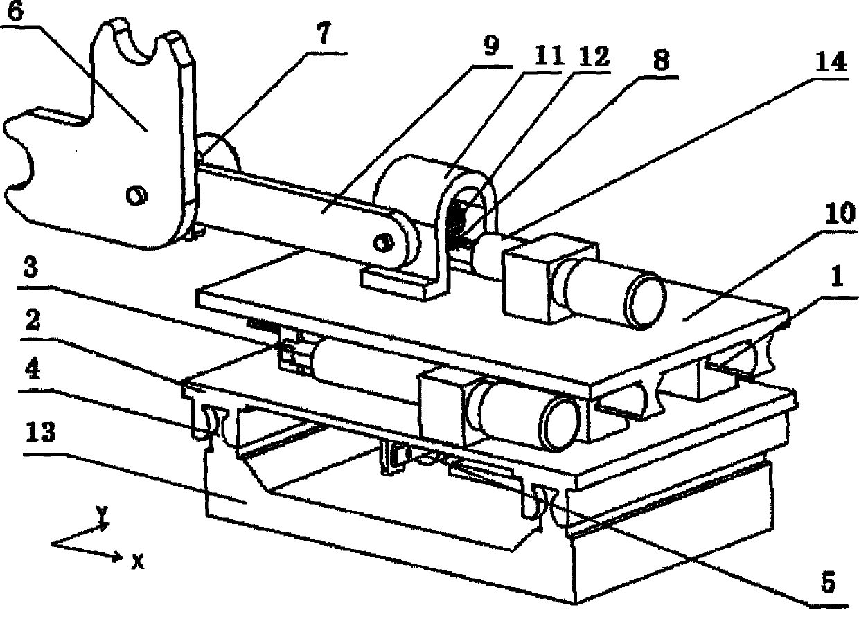 Rapid tool changing mechanical arm with electric drive pusher