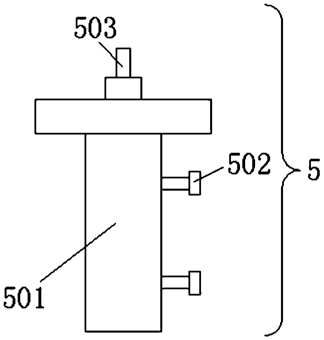 Gas-type underwater breaker