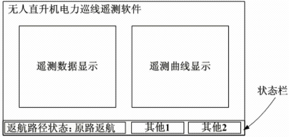 Intelligent return route control method for unmanned helicopter power line patrol