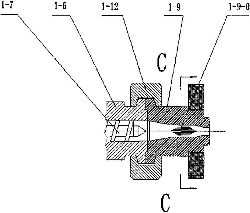 Merging core for extrusion moulding machine