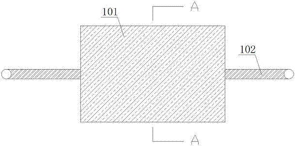 Spontaneous-heating bonding material for plug-in type plastic pipe