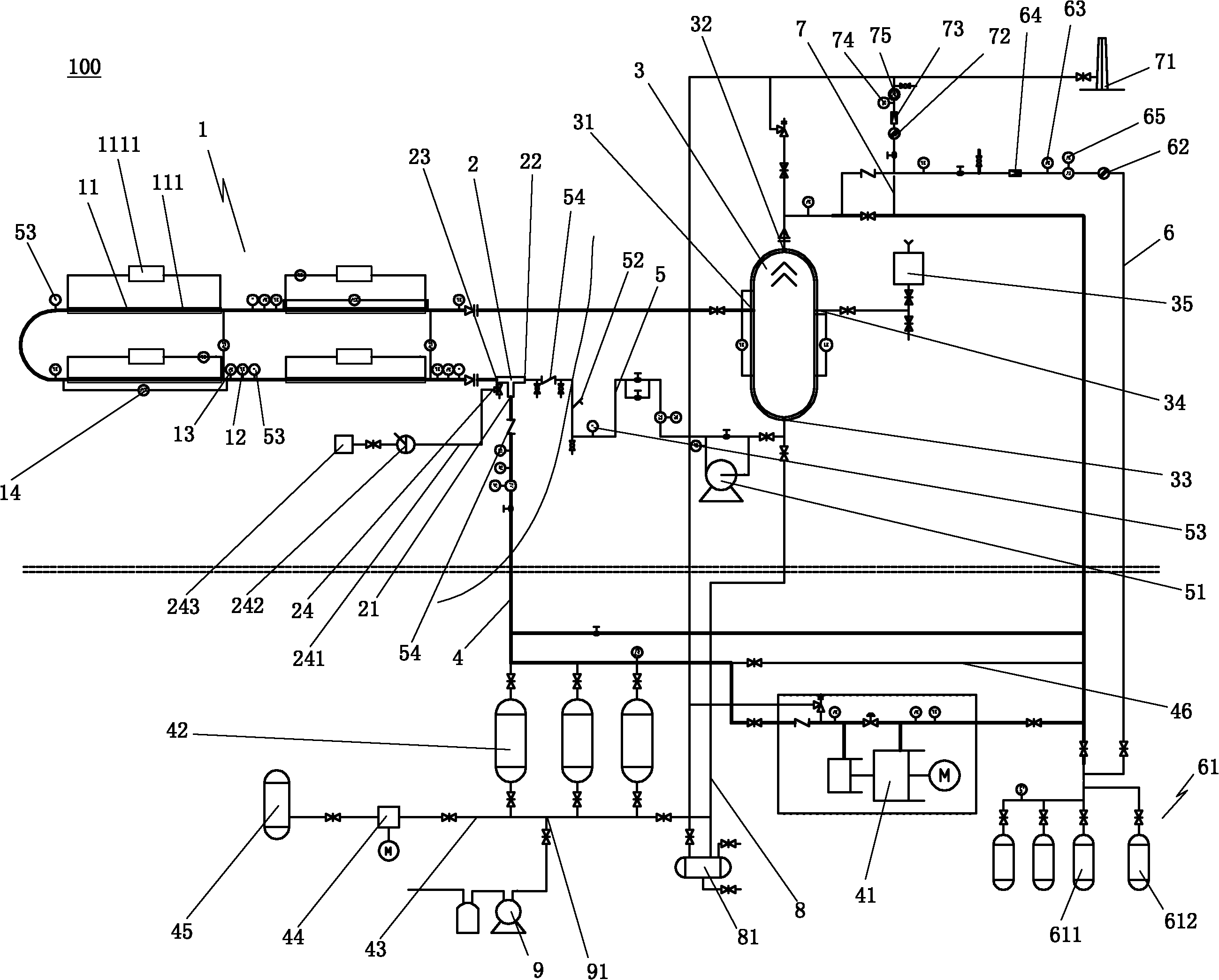 Wax deposition experimental device